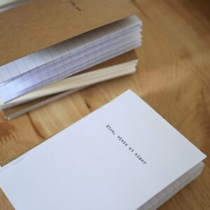 Carnet Personnalisé