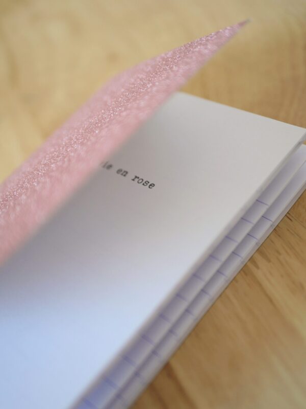 Carnet à paillettes personnalisé – Image 2