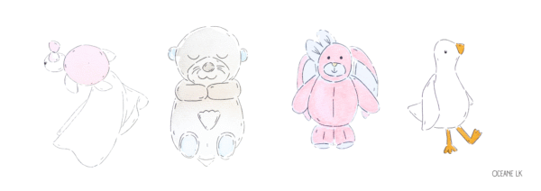Aquarelle doudou version papier – Image 2